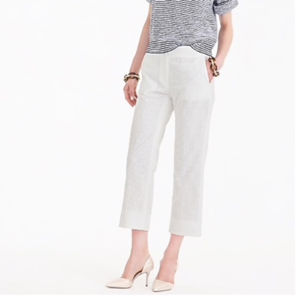 J. Crew Eyelet Pants